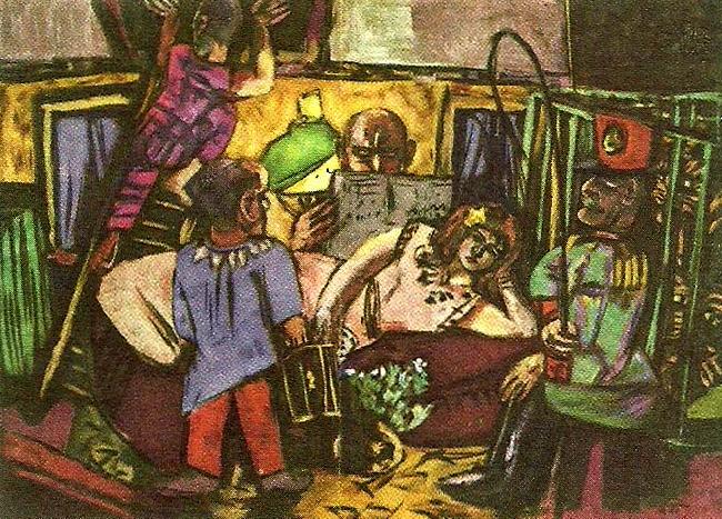 Max Beckmann husvagnen china oil painting image